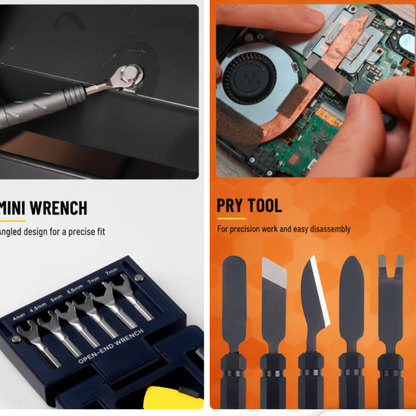 CKP-TOOLS CubeFIX 55-in-1 Home & Precision Toolkit