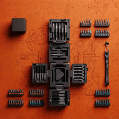 CKP-TOOLS CubeFIX 55-in-1 Home & Precision Toolkit